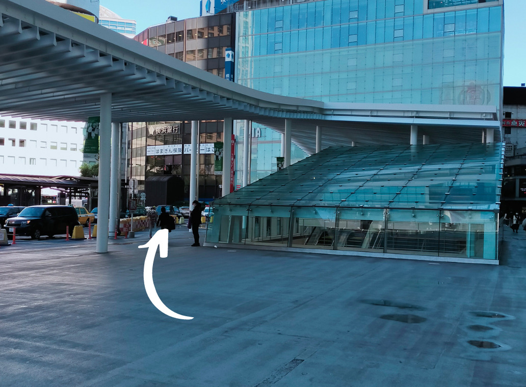 横浜駅からの道順 3